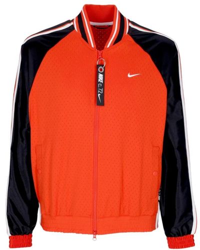 Nike Premium basketball jacke - rot/schwarz/weiß - Orange