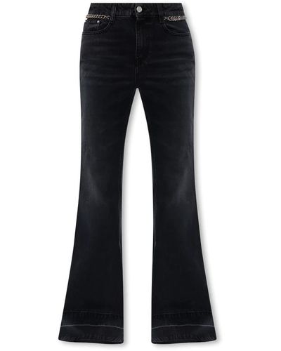 Stella McCartney Jeans mit ausgestelltem bein - Schwarz