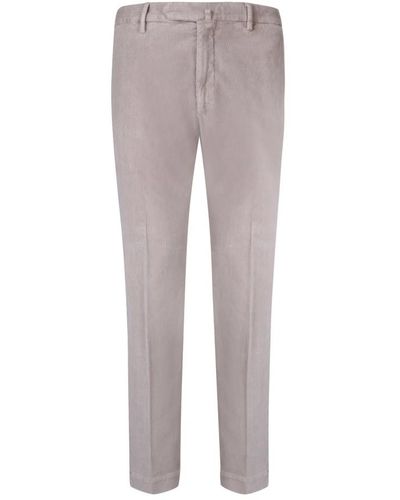 Dell'Oglio Trousers > slim-fit trousers - Gris