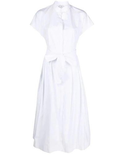 Eleventy Dresses > day dresses > shirt dresses - Blanc