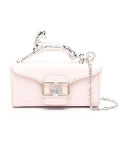 Lanvin Rosa wallet on chain pencil cat micro - Pink
