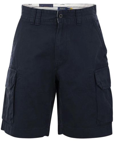Ralph Lauren Klassische cargo shorts,klassische passform cargo shorts - Blau