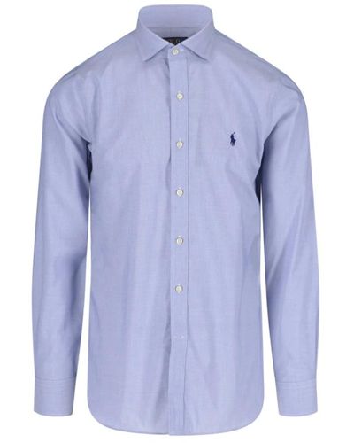 Ralph Lauren Klassisches Logo Polo Shirt - Blau