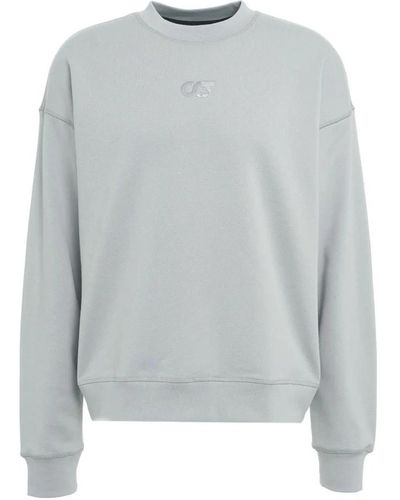 ALPHATAURI Pullover mit druck und logo-stickerei - Grau