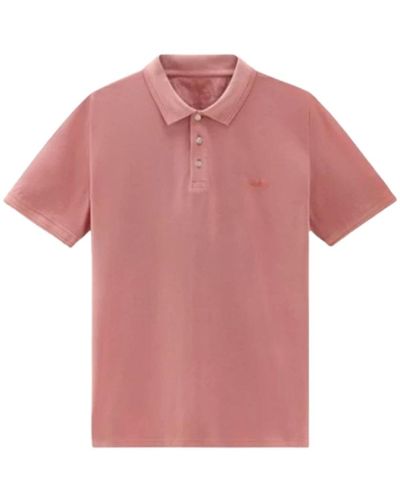 Woolrich Polo Shirts - Pink