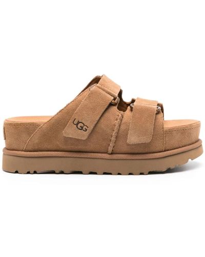 UGG Shoes > flip flops & sliders > sliders - Marron