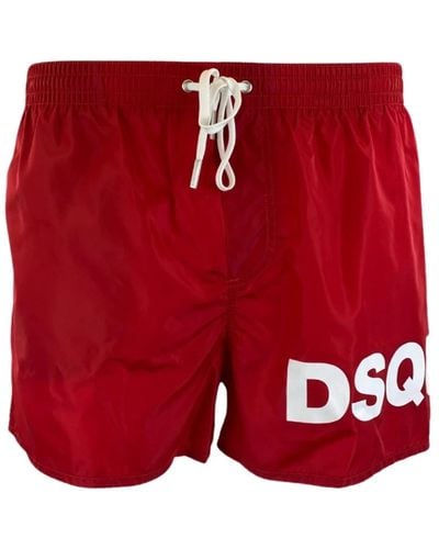 DSquared² Costume rosso con logo