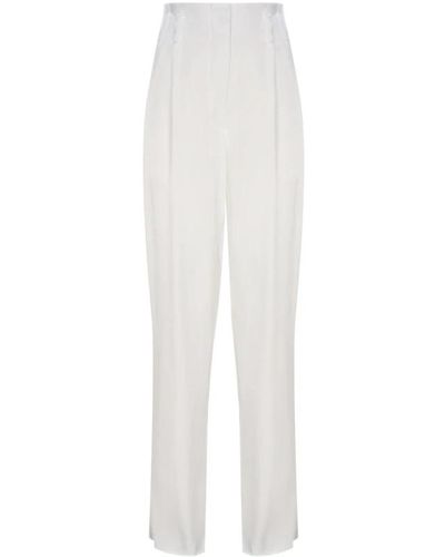 Genny Straight trousers - Weiß