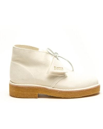 Clarks Ankle Boots - White