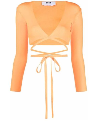 MSGM Tops - Orange