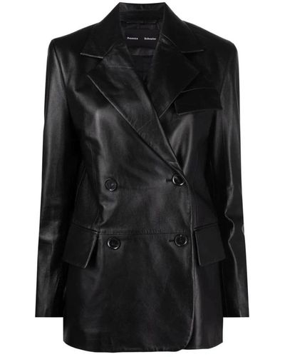 Proenza Schouler Leather Jackets - Black