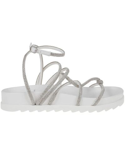 Chiara Ferragni Flat Sandals - Weiß