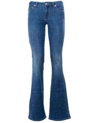 Roy Rogers Jeans de mezclilla flare fit italianos - Azul