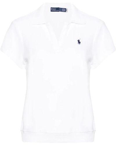 Ralph Lauren Weiße t-shirts und polos terry polo