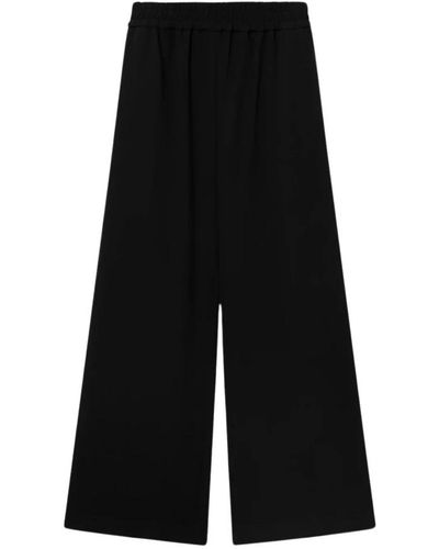 Mark Kenly Domino Tan Trousers > wide trousers - Noir