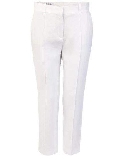 Gucci Trousers > cropped trousers - Blanc