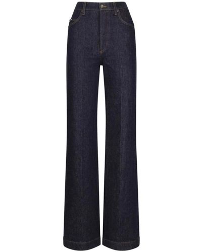Dolce & Gabbana Jeans > wide jeans - Bleu