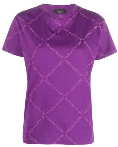 Fabiana Filippi T-Shirts - Purple