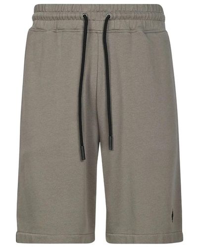 Marcelo Burlon Long Shorts - Gray
