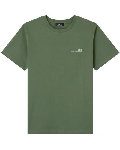 A.P.C. Paris t-shirt in grün