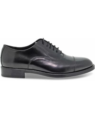 Guidi Shoes > flats > laced shoes - Noir