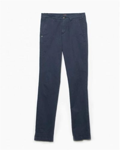 40weft Trousers > chinos - Bleu