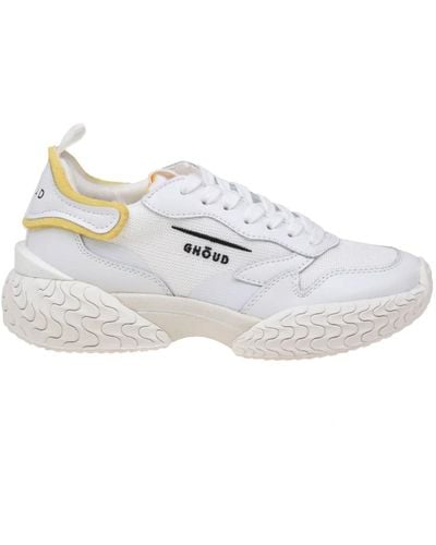 GHŌUD Bunte leder- und stoff-sneakers - Weiß