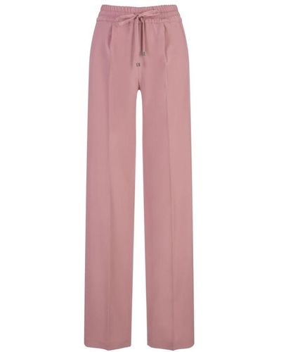 Kiton Wide trousers - Rosa