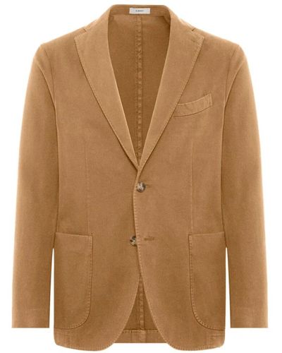 Boglioli K-jacket in cotone elasticizzato - Marrone