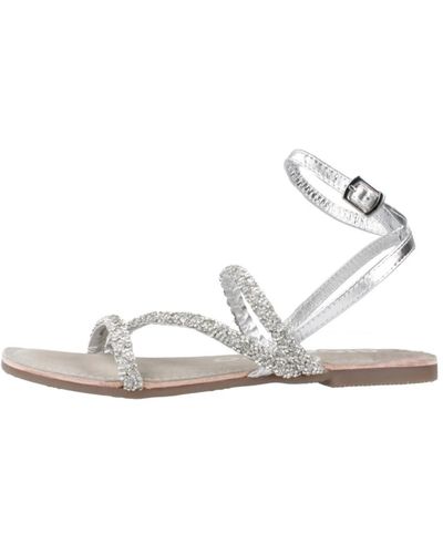 Gioseppo Stilvolle flache sandalen für frauen - Weiß