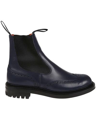 Tricker's Chelsea Boots - Blue
