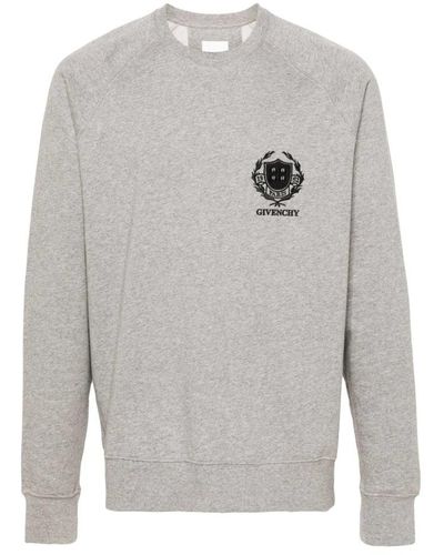 Givenchy Round-Neck Knitwear - Gray
