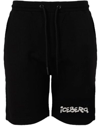 Iceberg Comfort fit shorts - Nero