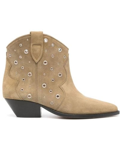 Isabel Marant Cowboy Boots - Natural