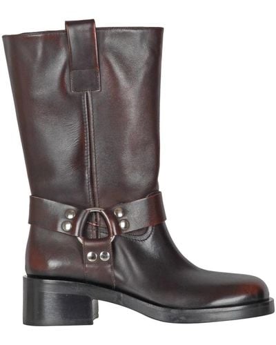 Strategia High Boots - Brown