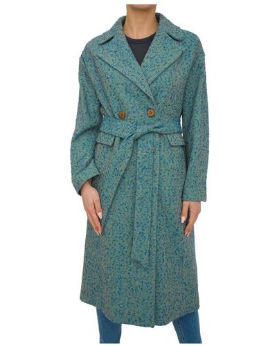 Nenette Coats > belted coats - Vert