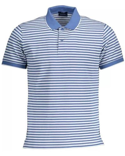 GANT Klassisches polo shirt mit logo - Blau