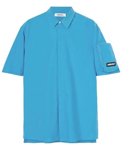Ambush Short Sleeve Shirts - Blue
