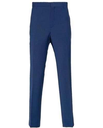 Calvin Klein Slim-Fit Trousers - Blue