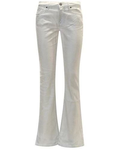 P.A.R.O.S.H. Jeans ciliegio de algodón multicolor - Gris