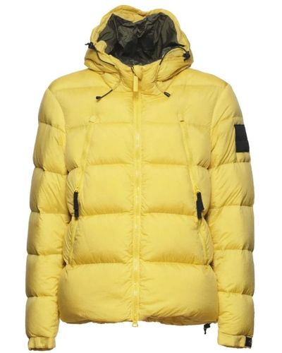 OUTHERE Down Jackets - Yellow