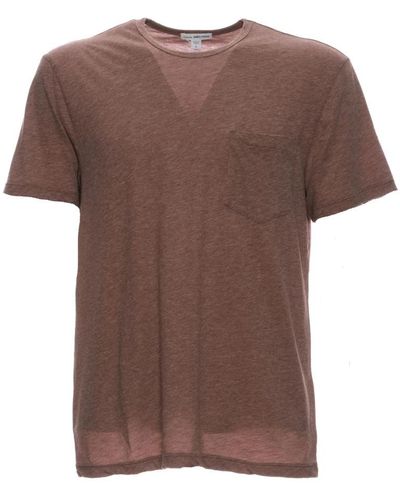 James Perse T-Shirts - Brown