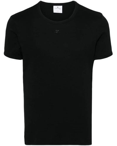 Courreges T-shirts - Schwarz