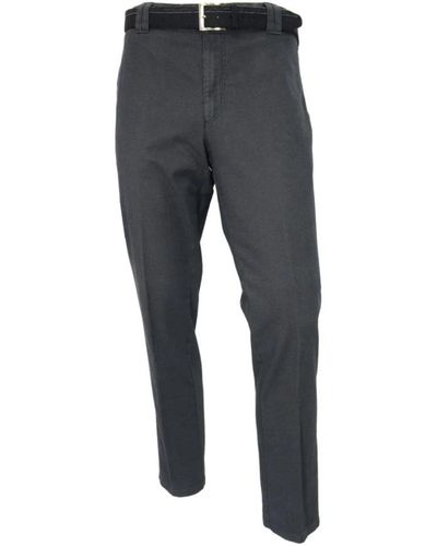Meyer Slim-Fit Trousers - Grey
