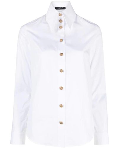 Balmain Long sleeve tops - Weiß