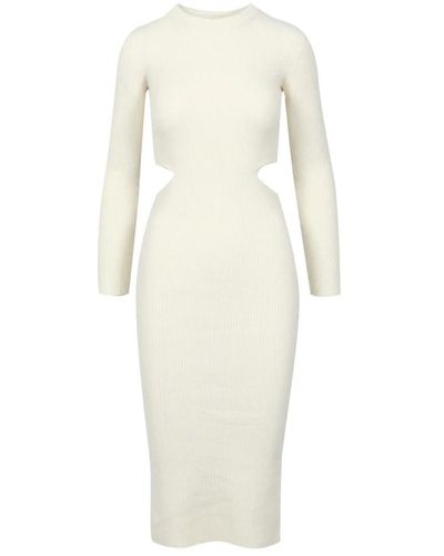 A PAPER KID Dresses > day dresses > knitted dresses - Blanc