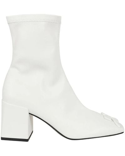 Courreges Heeled Boots - White