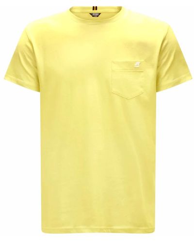 K-Way T-Shirts - Gelb