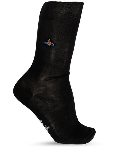 Vivienne Westwood Socken mit logo - Schwarz