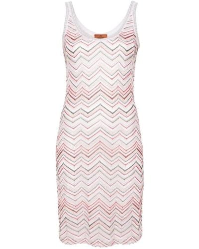 Missoni Knitted Dresses - Pink